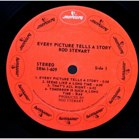 1971 Rod Stewart Every Picture Has A Story 12" Vinyl Album LP Mercury Record - Picture 7 of 8